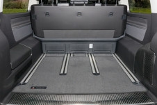 Alfombra de velour para el maletero VW T6.1/T6/T5 Multivan y California Beach (a partir del 2010) con banco de 3 asientos - 100 708 619
